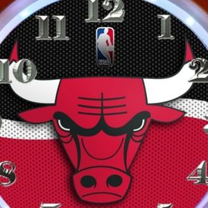 Chicago bulls led wall clock